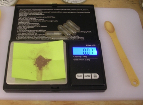 weighing
